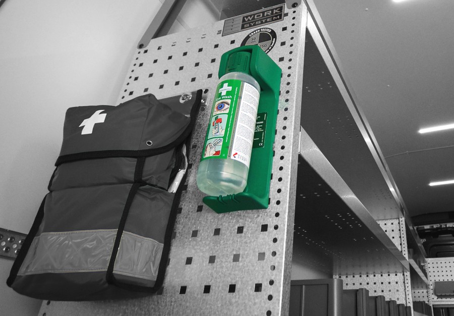 Security products such as anti-theft devices, alarms and fire extinguishers for your transport vehicle