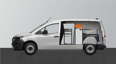 LD42 Van rack for Citan, Kangoo & Townstar L2