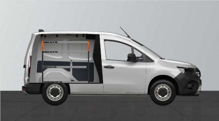 BASE42 Van rack for Citan, Kangoo & Townstar L1
