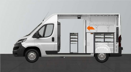 WORK10 Van rack for Proace Max, Boxer, Ducato, Jumper & Movano  L2