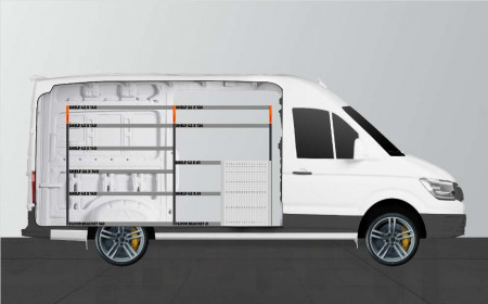 D-PRO5 Van rack for Man TGE & VW Crafter L3