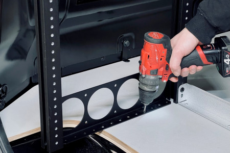 Material for fixing with screws (Not suited for electrical vehicles)