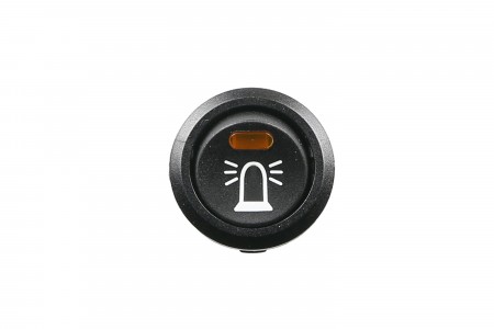 Warning light button