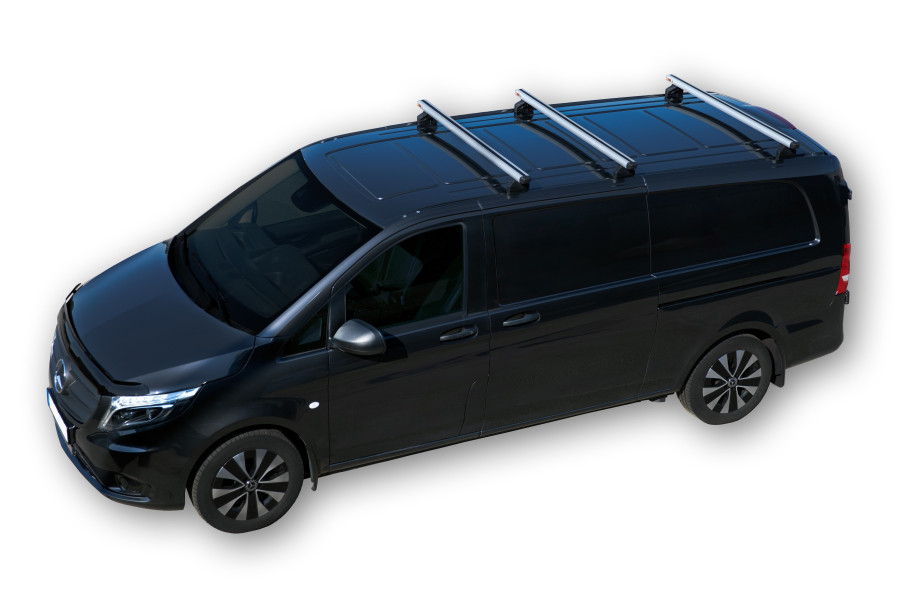 WORK BAR roof rack 3x for Mercedes Vito