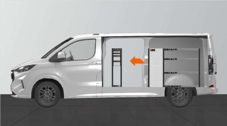  LD26 Van rack for Ford Custom & VW Transporter L2