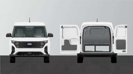 Double floor H:342mm 3-drawers for Ford Courier L1.