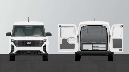 Double floor H:342mm 4-drawers for Ford Courier L1.
