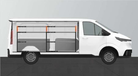  BASE42 Van rack for Maxus e-Deliver 7