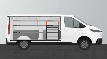  PRO5 Van rack for Maxus E-Deliver7