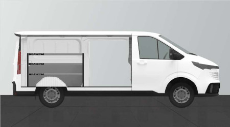  SHORT26 Van rack for Maxus E-Deliver7