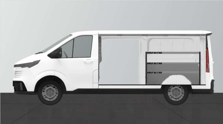  SHORT26 Van rack for Maxus E-Deliver7