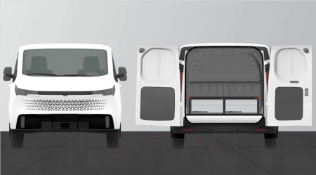 Double floor H:342mm 4-drawers for Maxus e-Deliver 7 L2.