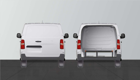 Double floor H:272mm 3-drawers for Expert, Vivaro 2020-, Jumpy, Scudo & ProAce L3 with standard comfort partionwall
