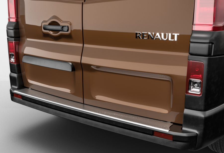 Aluminum Rear Bumper Protector for the Talento,  NV300, Vivaro and Traffic 2014-.