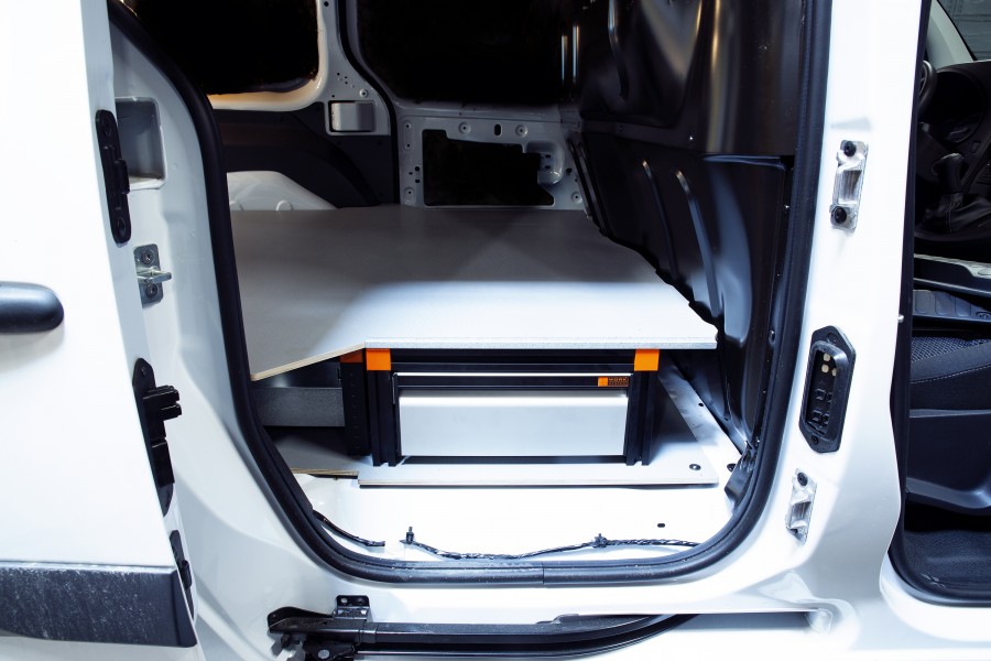 Underfloor (H:202mm) with 3 drawers for the Citan and Kangoo Long and Standard