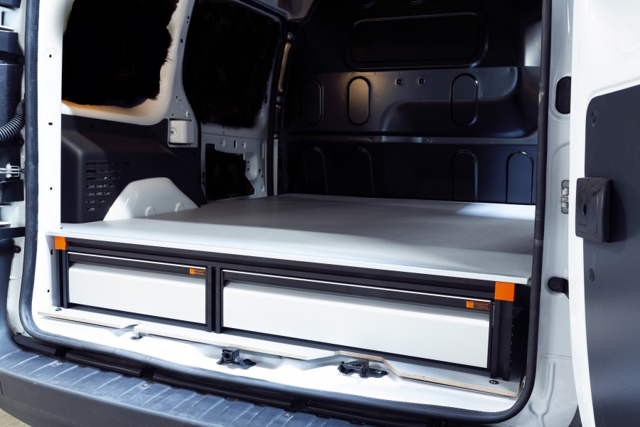 Underfloor (H:202mm) with 3 drawers for the Citan and Kangoo Long and Standard