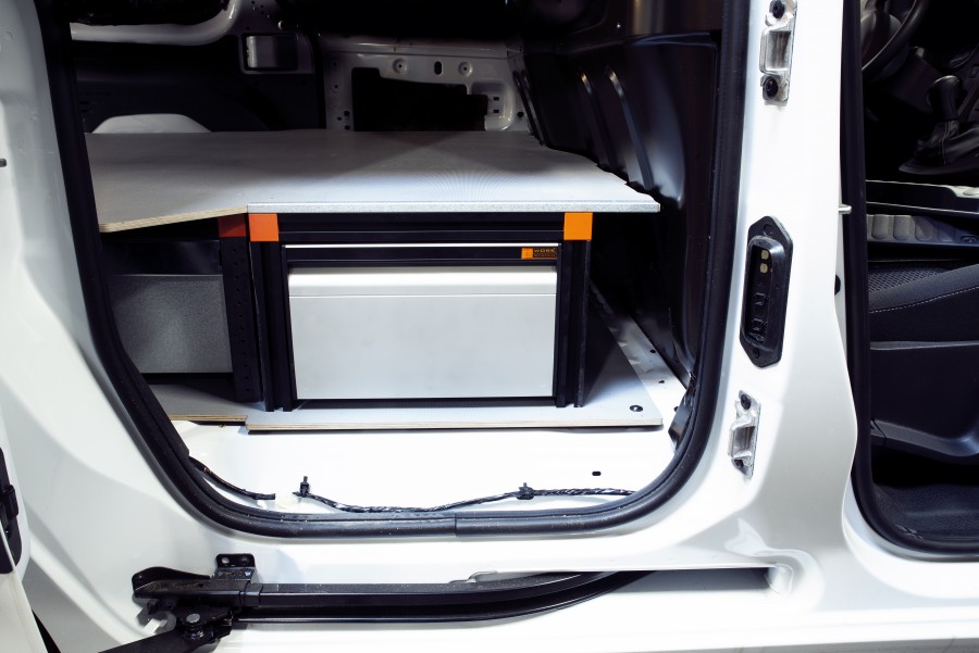 Underfloor (H:272mm) With 3 Drawers for the Citan Long and Kangoo Standard