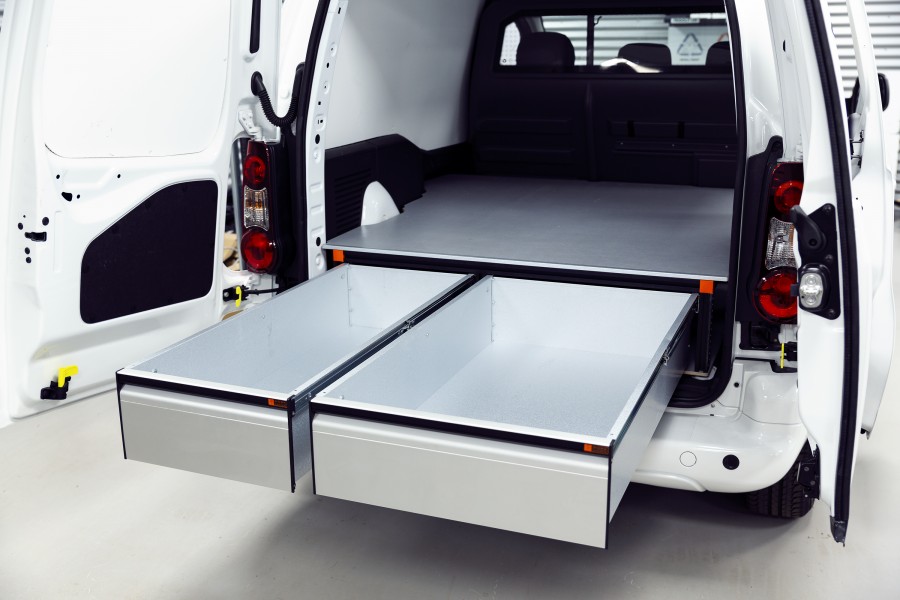 Underfloor (H:272mm) With 3-drawers for the Citroën Berlingo & Peugeot Partner L1