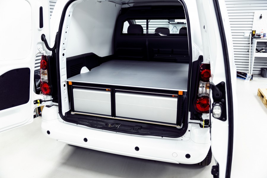 Underfloor (H:342mm) 3 Drawer for the Citroën Berlingo & Peugeot Partner L1