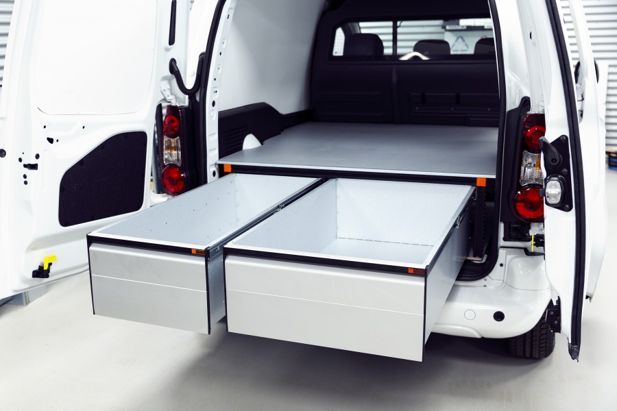 Underfloor (H:342mm) 3 Drawer for the Citroën Berlingo & Peugeot Partner L1