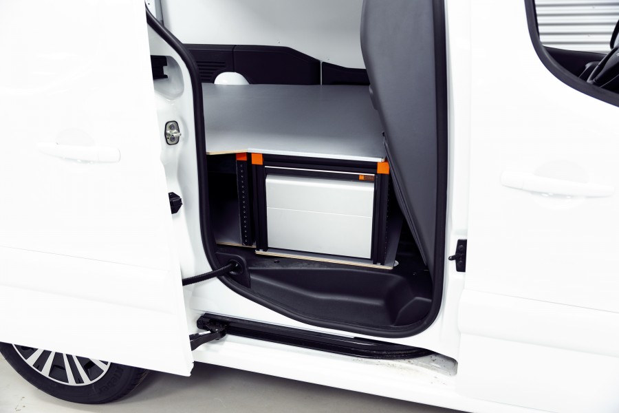 Underfloor (H:342mm) With 4 Drawers for the Citroën Berlingo & Peugeot Partner L1