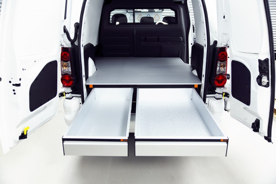 Underfloor (H:202mm) With 3 Drawers for the Citroën Berlingo & Peugeot Partner L2