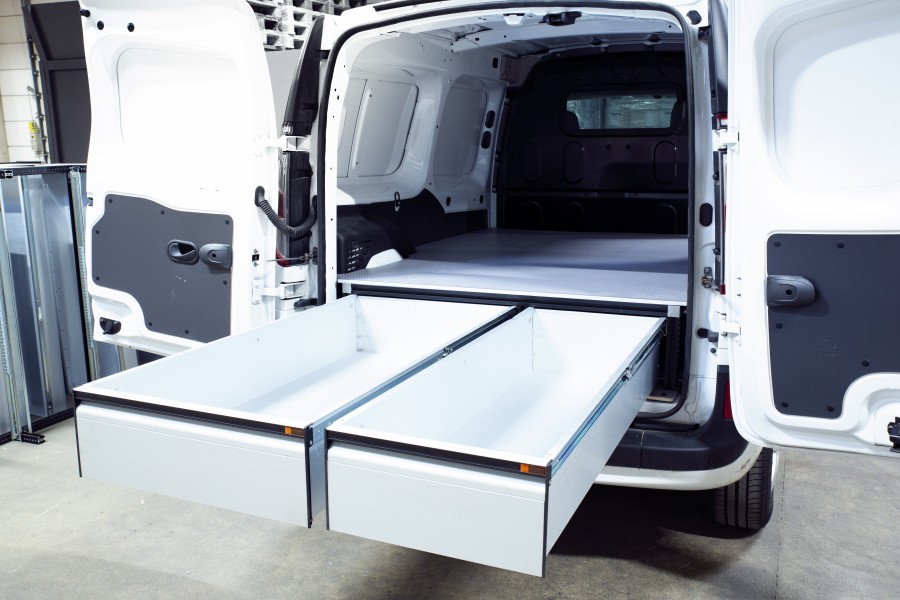 Underfloor (H:272mm) With 3 drawers for the Citan & Kangoo L2
