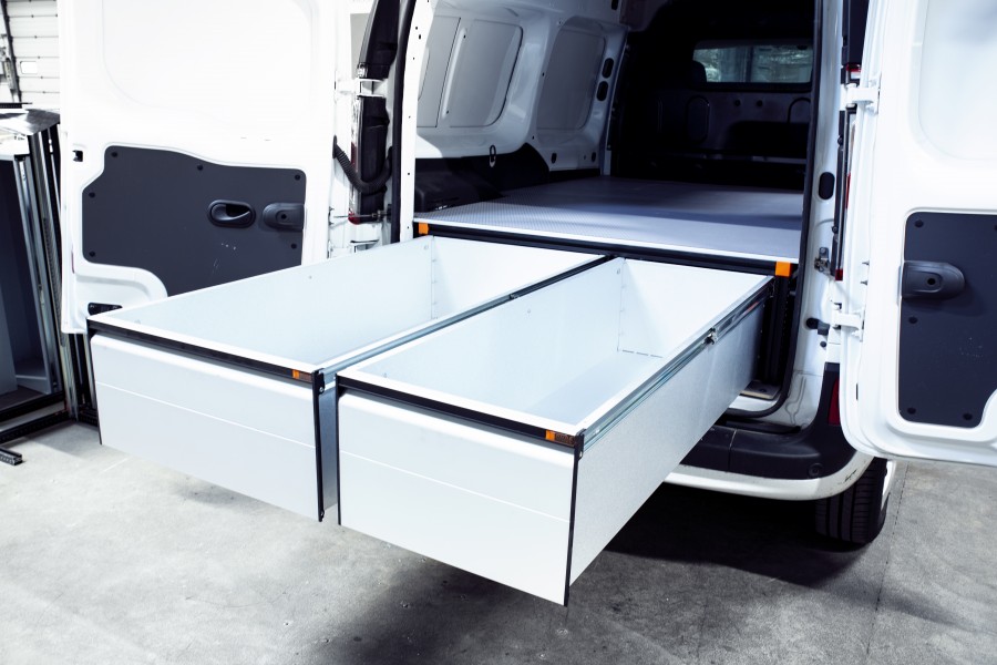 Underfloor (H:342mm) With 3 drawers for the Mercedes Citan & Renault Kangoo L2