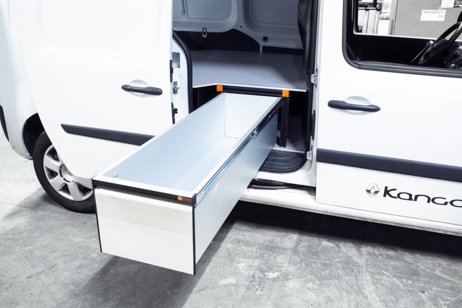 Underfloor (H:342mm) With 3 drawers for the Mercedes Citan & Renault Kangoo L2
