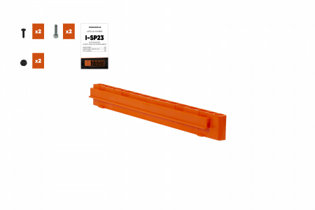 Rail modular bin L:26 incl. screw bag