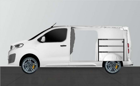 SHORT26 Van rack for Expert, Jumpy, Vivaro, Scudo & ProAce L2