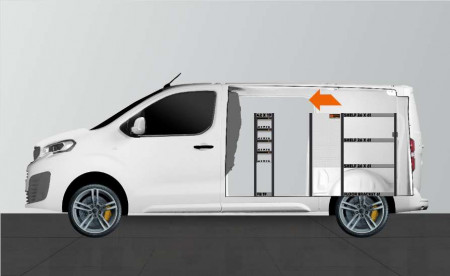 LD26 Van rack for Expert, Jumpy, Vivaro, Scudo & ProAce L2