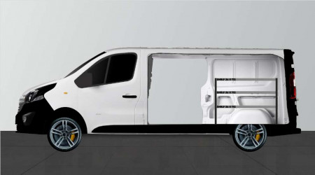 SHORT26 Van rack for Talento, NV300 & Trafic L2