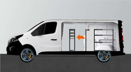 LD26 Van rack for Talento, NV300 & Trafic L2