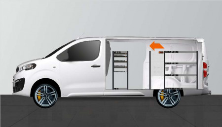 LD42 Van rack for Expert, Jumpy, Vivaro, Scudo & ProAce