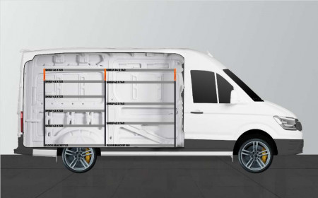 BASE42 Van rack for Man TGE & VW Crafter L3