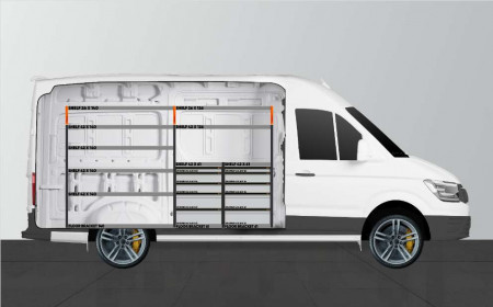 MAX10 Van rack for Man TGE & VW Crafter L3