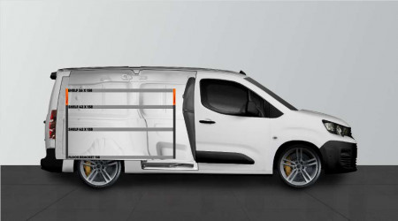 BASE42 Van rack for Berlingo, Combo, Proace City & Partner L2