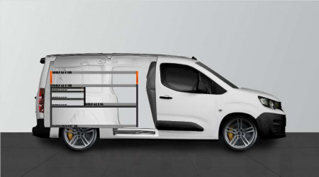 LS3 Van rack for Berlingo, Combo, Proace City & Partner L2