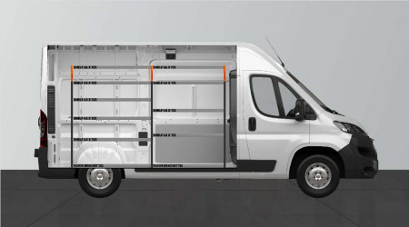 BASE42 Van rack for Proace Max, Boxer, Ducato, Jumper & Movano  L2