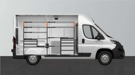 EXPERT8 Van rack for Proace Max, Boxer, Ducato, Jumper & Movano  L2