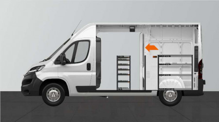 WORK6 Van rack for Proace Max, Boxer, Ducato, Jumper & Movano  L2
