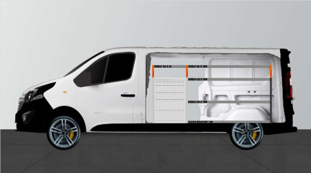 D-PRO5 Van rack for Talento, NV300 & Trafic L2