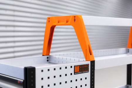 End section for upper shelf Height 245 mm