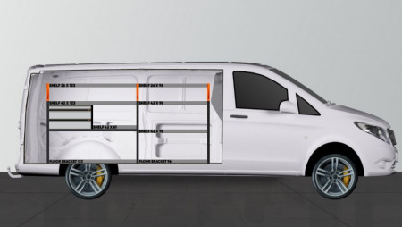 V-LS3 Bilinredning till Mercedes Vito Extra Lång