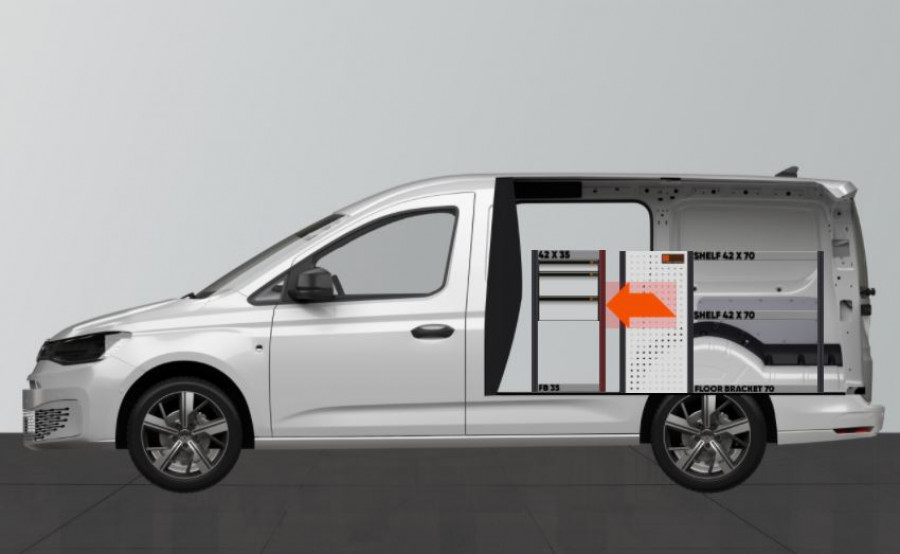 Vw caddy storage clearance
