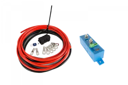Connection kit and batteries for your work vehicle