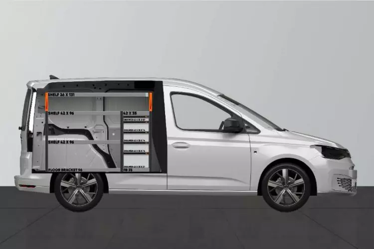 PRO5 van racking VW Caddy