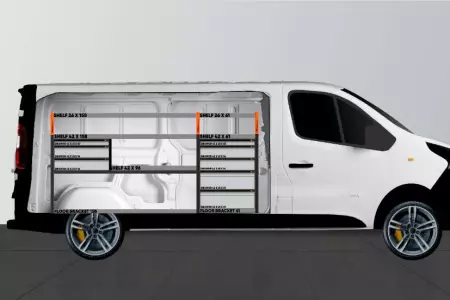 EXPERT8 Van rack for Talento, NV300 & Trafic L2