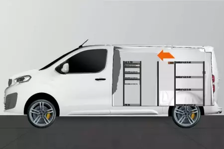LD42 Van rack for Expert, Jumpy, Vivaro, Scudo & ProAce L2